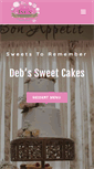 Mobile Screenshot of debssweetcakes.com